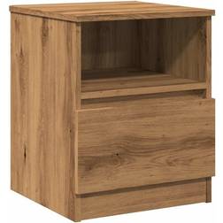 vidaXL 856500 Artisan Oak Sängbord 40x40cm