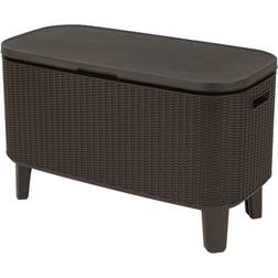 Keter Bevy Cocktail Brown Outdoor Bar Table
