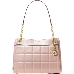 Michael Kors Susan Medium Quilted Leather Tote Bag - Soft Pink