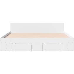 vidaXL Drawers Sängram 123x193cm