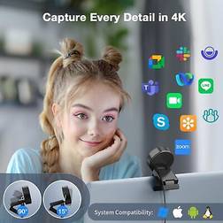 eMEET C950 4K 8 Megapixels UHD Webcam