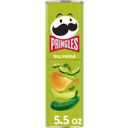 Pringles Potato Crisps Dill Pickle 5.5oz Can 5.5oz 1pack