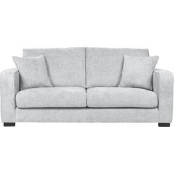 Dunelm Carson Silver Sofa 196cm 3 Seater