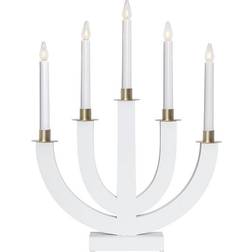 Star Trading Eli White Candle Bridge 37cm