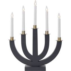 Star Trading Eli Grey Adventsljusstake 37cm