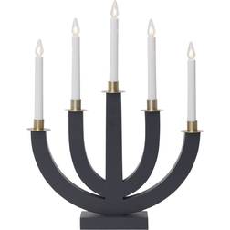 Star Trading Eli Grey Candle Bridge 37cm