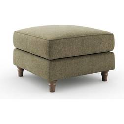 Dunelm Flori Olive Foot Stool 40cm