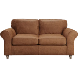 Dunelm Flori Brown Sofa 176cm 2 Seater