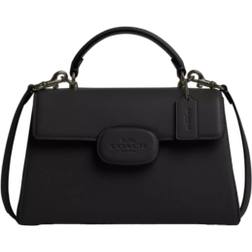 Coach Eliza Top Handle Bag - Smooth Leather/Gunmetal/Black