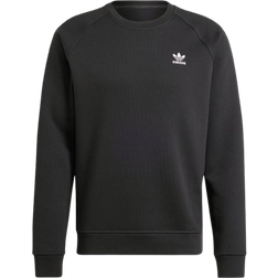 adidas Mens OriginalsTrefoil Essentials Crew Sweatshirt - Black