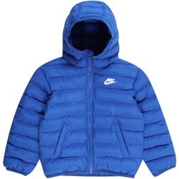 NIKE Big Kid's Sportswear Lightweight Synthetic Fill Loose Hooded Jacket - Game Royal/Game Royal/White (FD2845-480)