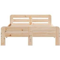 vidaXL Pinewood Sengeramme 124x193.5cm