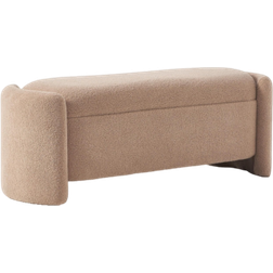 Westwing Collection Teddy Upholstered Benji Beige Aufbewahrungskommode 140x50cm