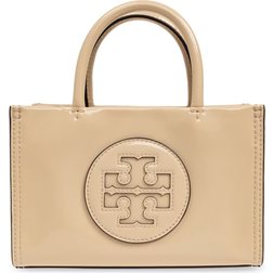 Tory Burch Mini Ella Bio Patent Tote - Vanilla Soft Serve