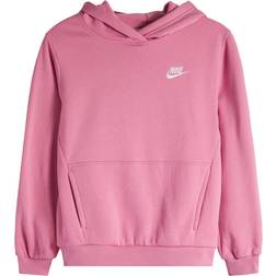 Nike Big Kid's Sportswear Club Fleece Pullover Hoodie - Magic Flamingo (FD3000-646)