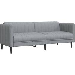 vidaXL 372613 Light Grey Sofa 193cm 3 Seater