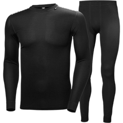 Helly Hansen Men's Comfort Lightweight Base Layer Set - Black