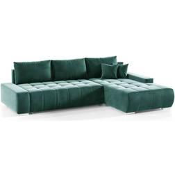 Fun-Möbel Vogar Grün Sofa 265cm 4-Sitzer