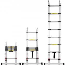 VEVOR Telescoping Extension Ladder 16.5FT A-Shape w/ Stabilizer Bar for RV