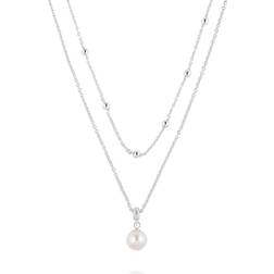 Jette Joy Necklace - Silver/Pearl