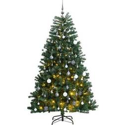 vidaXL 300 LEDs Green Julgran 120cm