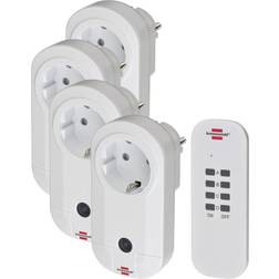 Brennenstuhl Comfort-Line 4x IP20 Kit radio-télécommande