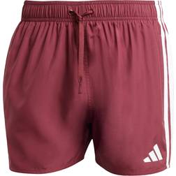 adidas Boardshorts - Weinrot/Weiß