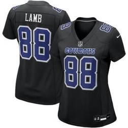 Nike Women's CeeDee Lamb Carbon Black Dallas Cowboys Fashion Game Jersey