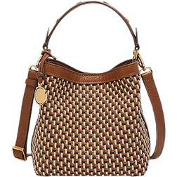 Fossil Jessie Small Bucket Crossbody - Neutral Woven