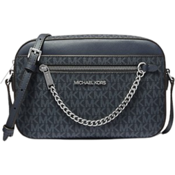 Michael Kors Jet Set Large Logo Crossbody Bag - Admiral