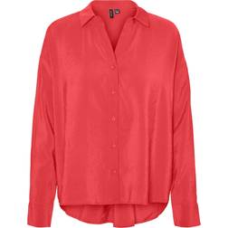Vero Moda Vmqueeny Skjorta - Cayenne