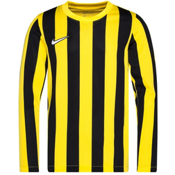 Nike Kid's Game Jersey Dri-FIT Striped Division IV - Yellow/Black/White (CW3825-719)