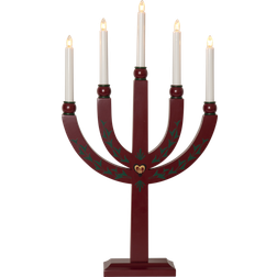 Star Trading Elias Red Candle Bridge 35cm