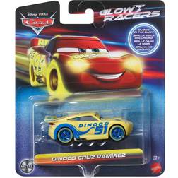 Mattel Disney Pixar Cars Glow Racers Dinoco Cruz Ramirez