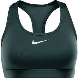 Nike Swoosh Medium Support Women's Padded Sports Bra - Vintage Green/White