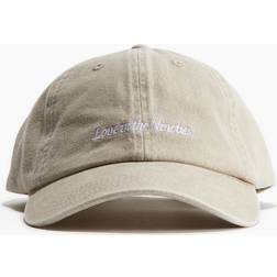 H&M Embroidered Motif Cotton Cap - Beige
