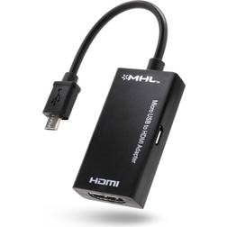 Micro USB Till HDMI-Adapter Samsung Galaxy S2 i9100 HTC EVO