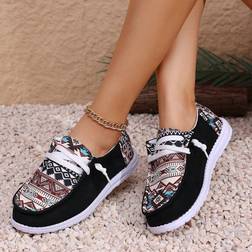 Shein Casual Anti-Slip Breathable Canvas Shoes - Plus Size