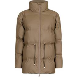 Neo Noir Mayra C Puffer Jacket - Dark Taupe