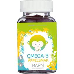 Monkids Omega-3 Apple Gummies 60 stk