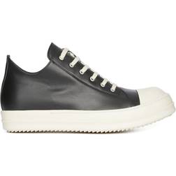 Rick Owens Black Low Sneakers 911 BLACK/MILK/MILK IT