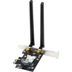 ASUS PCE-AX58BT AX3000 Dual-Band Wi-Fi 6 (802.11ax) PCI-E Adapter PCE-AX58BT