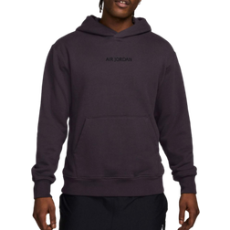 Nike Air Jordan Wordmark Men's Fleece Pullover Hoodie - Off-Noir