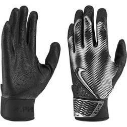Nike Alpha Elite Batting Gloves SILVER (S)