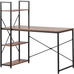 Edm Wooden Wood/Black Writing Desk 64x120cm