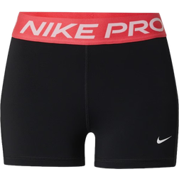 NIKE Pro Women's 3" Shorts - Black/Aster Pink/White