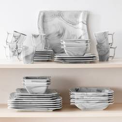 Ophelia & Co 36 Piece Porcelain China Dinnerware Dinner Set