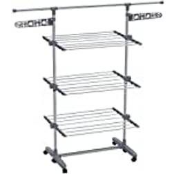 Vounot 3 Tier Clothes Airer Drying Rack - Stainless Steel