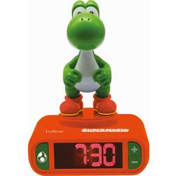Lexibook Nintendo Super Mario Yoshi Digitalt Vækkeur med Natlampe