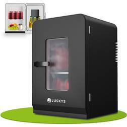 Juskys 2in1 Mini Kühlschrank 15 Liter Schwarz